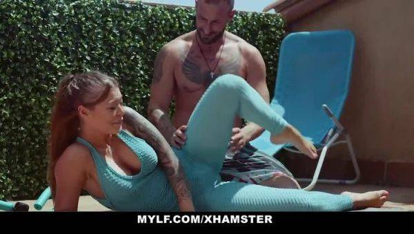 Busty Cougar gets Fucked by her Fitness Trainer on cooltits.com